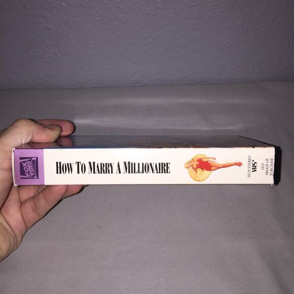 Vhs Used How To Marry A Millionaire 1992 Marilyn Monroe Tape Marilyn Collection - Picture 4 of 12
